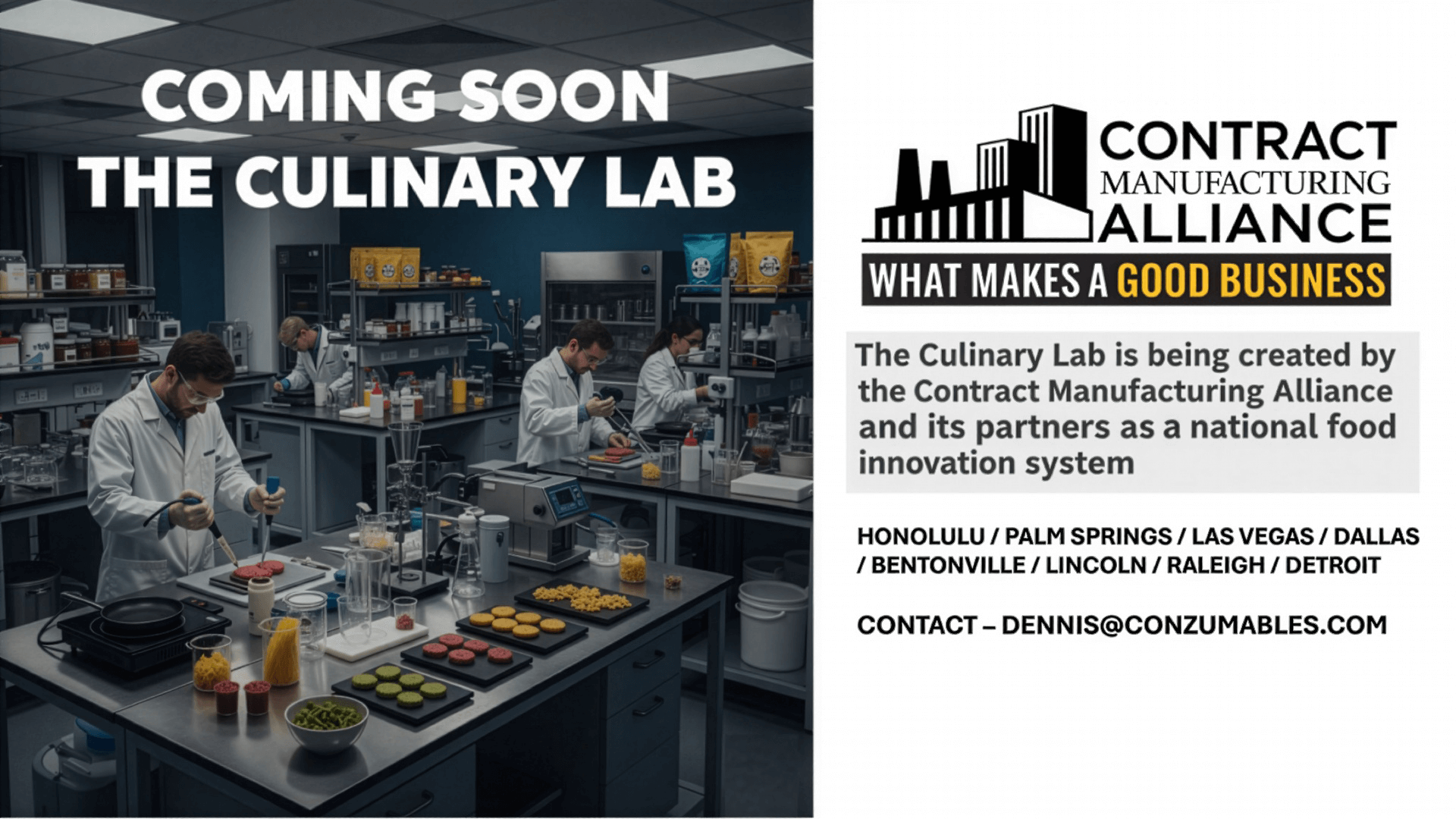 The Culinary Lab - Coming Soon
